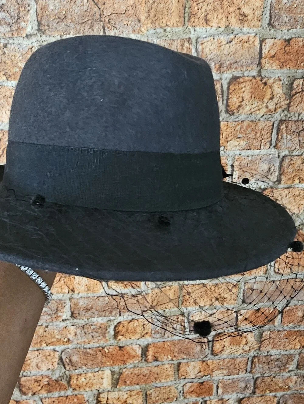 Helene Berman London Veiled Wool Fedora